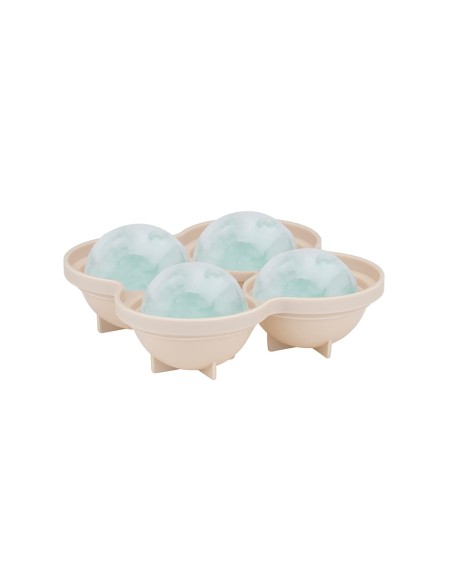 Cubitera para hielos redondos colores surtidos 15,5 x 15,5 x 7 cm