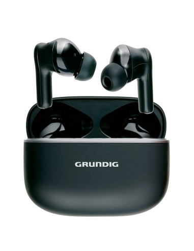 Auriculares earphone bluetooth con estuche negro