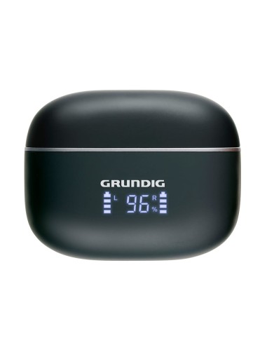 Auriculares earphone bluetooth con estuche negro