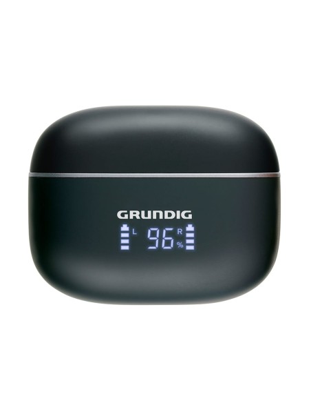 Auriculares earphone bluetooth con estuche negro