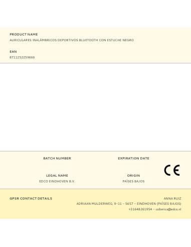 Auriculares inalámbricos deportivos bluetooth...