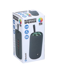 Altavoz bluetooth rgb 16 w, ø8 x 16,8 cm 2