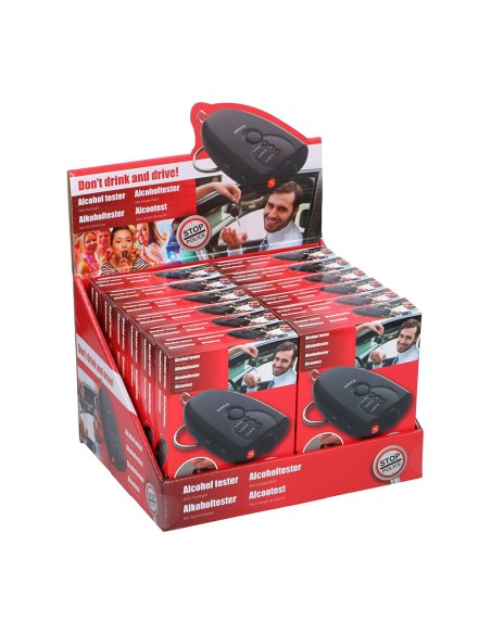 Alcoholímetro digital 4 x 2 x 7 cm