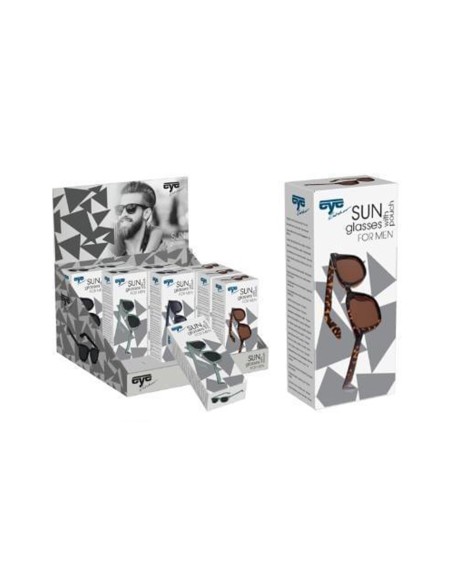 Gafas de sol hombre con funda, colores surtidos