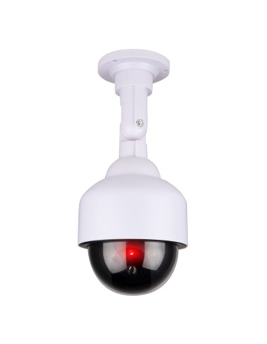 Cámara seguridad simulada tipo domo color...