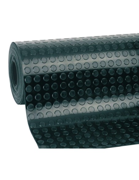 Alfombra caucho-goma círculos 1,2 x 10 m
