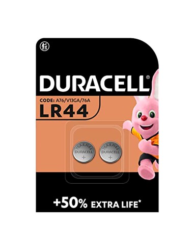 Micro pila de boton alkalina lr44 1,5v (blister 2 unid.) ø11,6x5,4mm