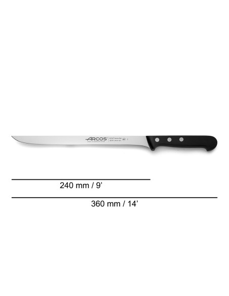 Cuchillo jamonero flexible serie universal 240 mm
