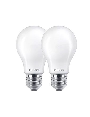 Bombilla estándar led e27 9 w 1055 lm 4000 k luz día, 2 uds