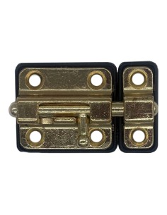 Pasador cerrojo base plástica 35 mm dorado