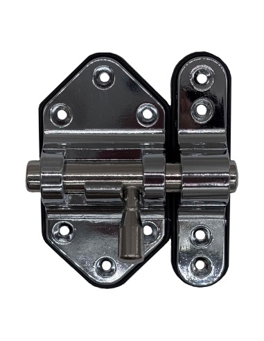 Pasador reforzado base plástica 30 mm cromo