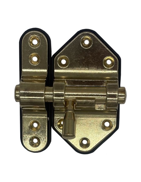 Pasador reforzado base plástica 30 mm dorado