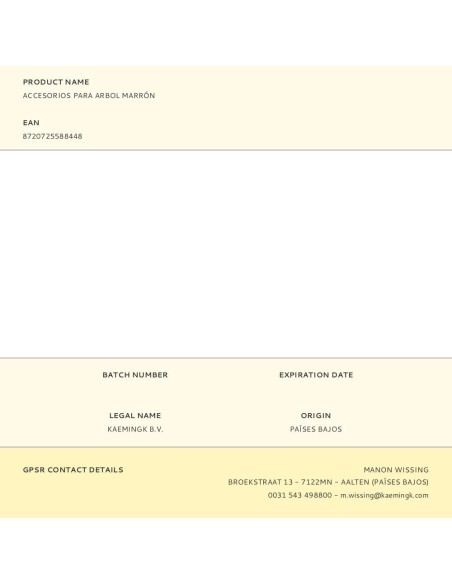 Accesorios para árbol de navidad tonos marrones y dorados, 33 piezas