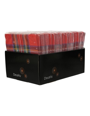 Servilletas de papel estampadas verde/rojo 33 x...