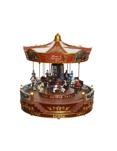 Carrusel decorativo con led 31 x 31 x 28 cm 2