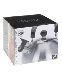 Tetera clásica inoxidable 2,5 l ø19 x 12 cm 2