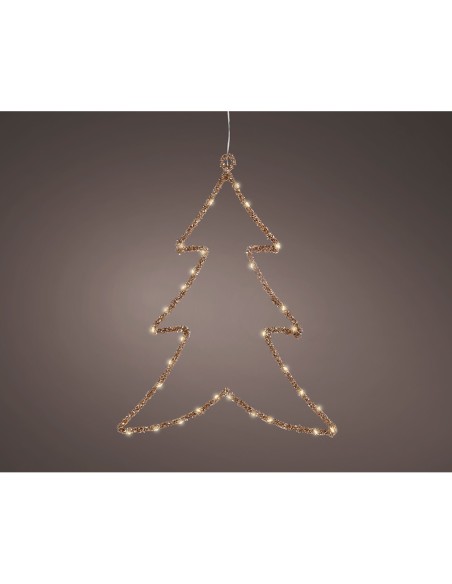 Luz led decorativa árbol interior 34 x 46 cm
