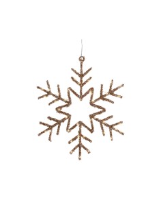 Copo de nieve luz led decorativa interior 38 x 38 cm