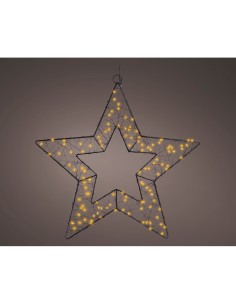 Figura microled estrella metal, exterior ø38 cm 2