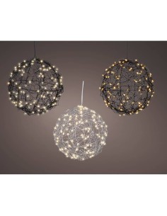 Bola led metal, colores surtidos, exterior, ø15 cm 2