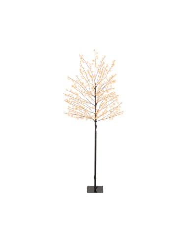 Árbol iluminado 480 leds, luz cálida, exterior, 1,5 m