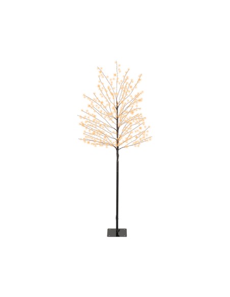 Árbol iluminado 480 leds, luz cálida, exterior, 1,5 m
