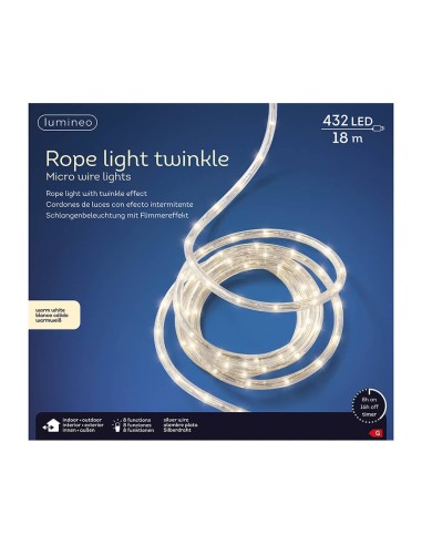 Cordon de luces con efecto intermitente 432...