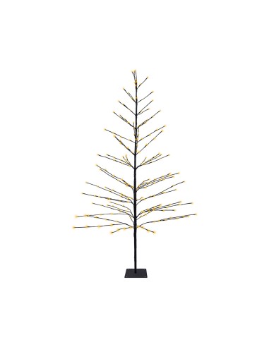 Árbol iluminado 232 leds luz cálida 1,80 m