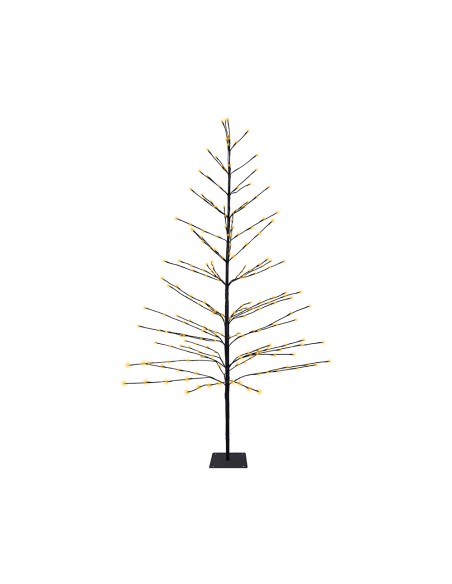 Árbol iluminado 232 leds luz cálida 1,80 m