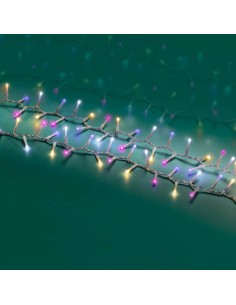 Guirnalda multifunción 500 leds, multicolor, interior/exterior, 11 m 2