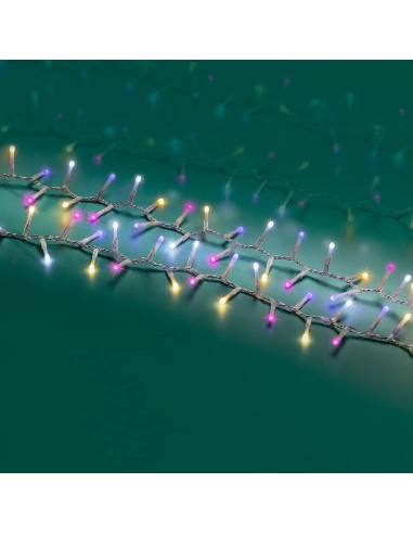 Guirnalda multifunción 500 leds, multicolor,...