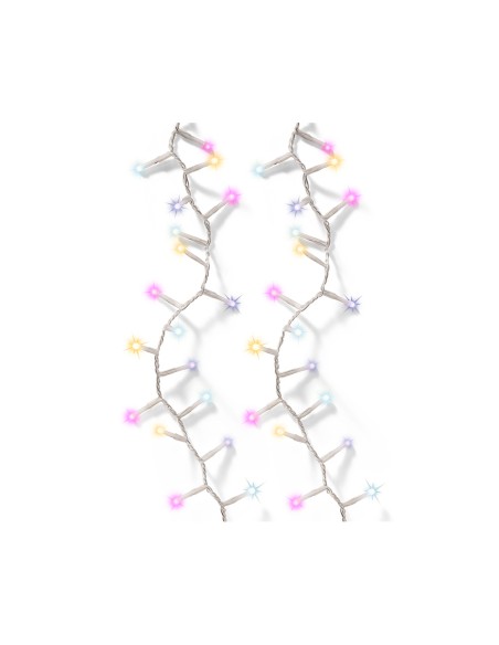 Guirnalda multifunción 500 leds, multicolor, interior/exterior, 11 m