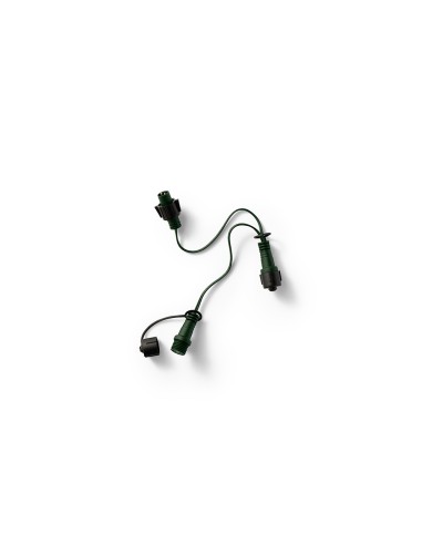 Conector en forma de t, exterior, verde, 40 cm