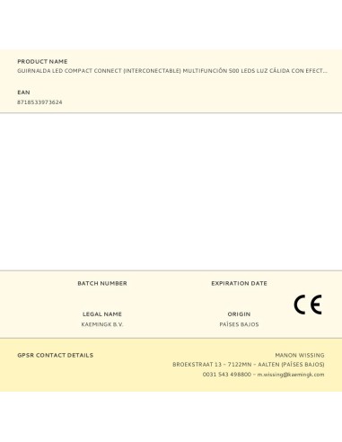 Guirnalda led compact connect (interconectable)...