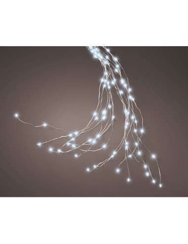 Guirnalda micro led exterior para arbol blanco frío 1,8 m