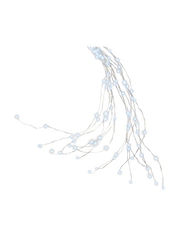 Guirnalda micro led exterior para arbol blanco...