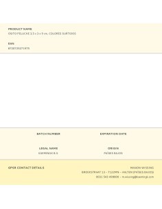 Osito peluche 3,5 x 3 x 9 cm, colores surtidos 2