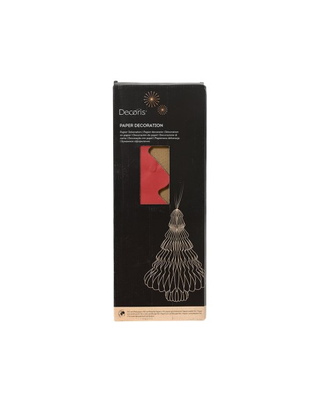 Árbol de papel rojo ø30 x 40 cm