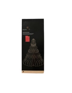 Árbol de papel rojo ø72 x 90 cm 2