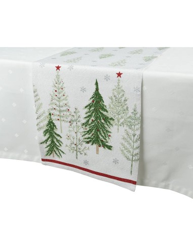 Camino de mesa algodón navidad 30 x 0,10 x 150 cm
