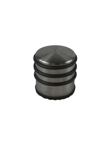 Tope para puerta metalico ø7cm acero inox