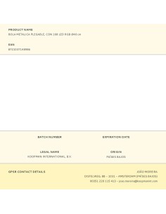 Bola metalica plegable, con 168 led rgb ø40 cm 2