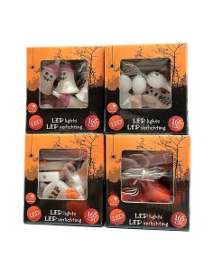 Guirnalda led hallowen, modelos variados, 165 cm