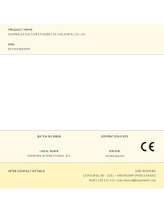 Guirnalda led hallowen, modelos variados, 165 cm 2