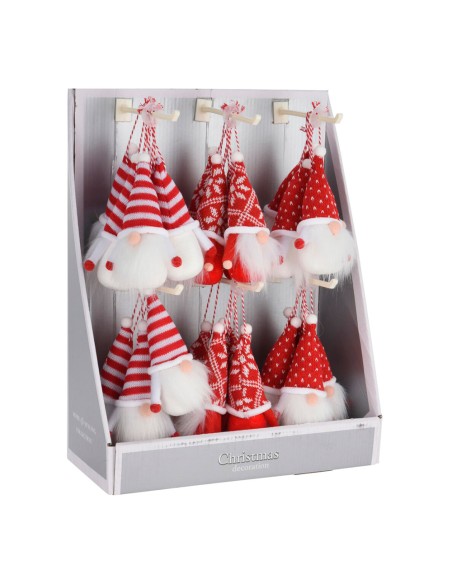 Gnomo colgante rojo y blanco, modelos variados