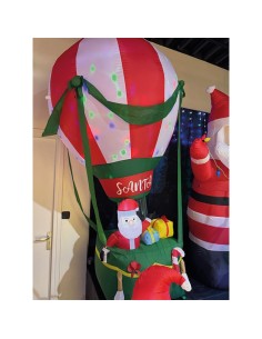 Globo inflable con papa noel