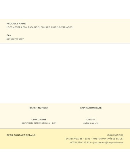 Locomotora con papa noel con led, modelo variados