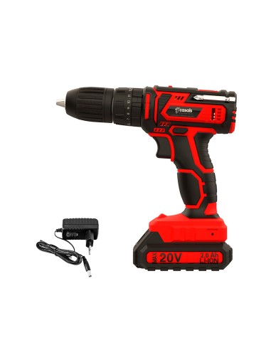 Taladro percutor / atornillador cid2050b 20 v incluye bateria + cargador