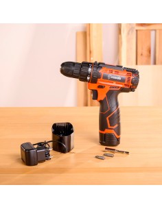 Taladro atornillador 12 v csc1205bc con maletin y accesorios 2