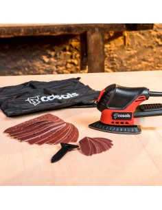 Lijadora con cable sd75 75 w 230 v con accesorios 2